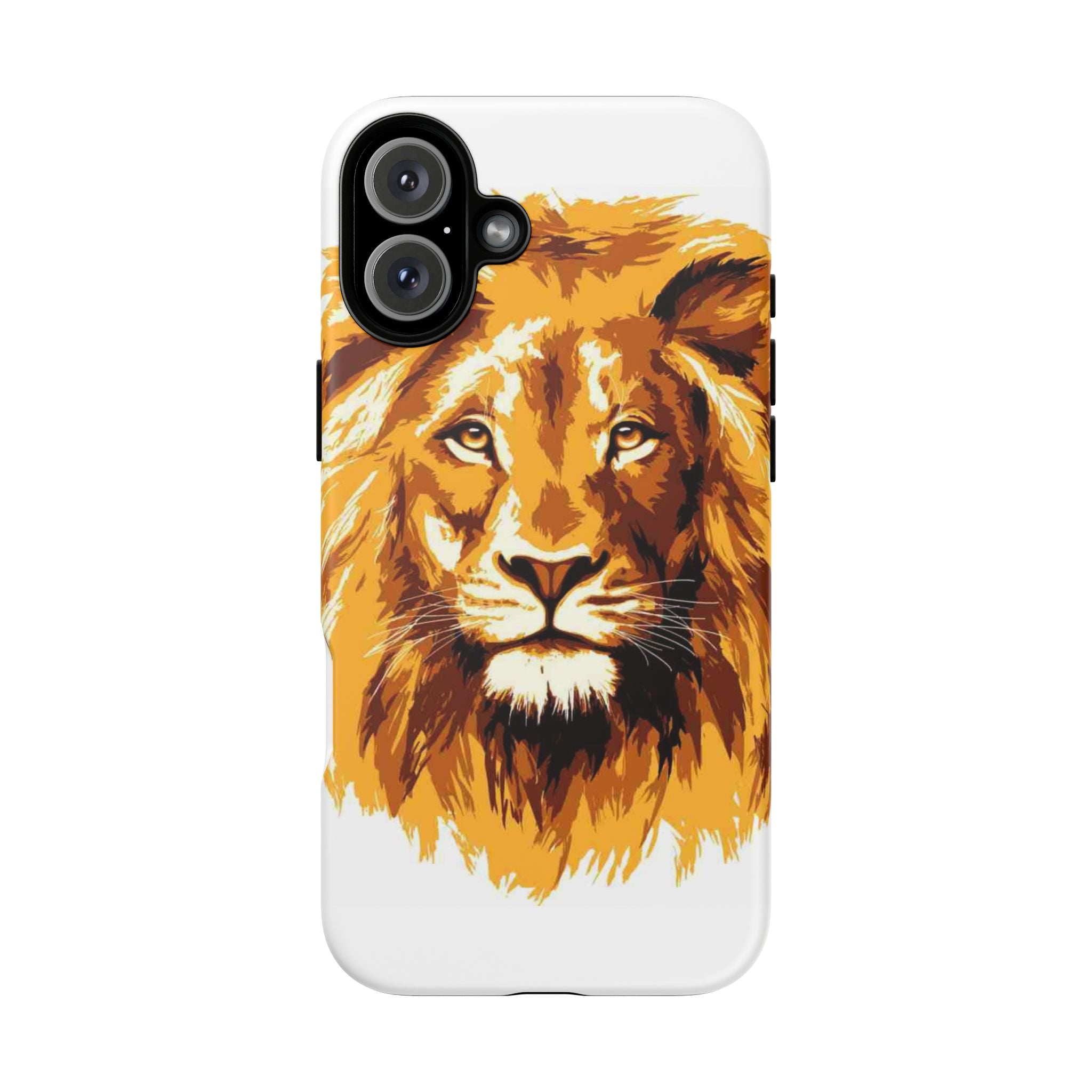 Lion Spirit Tough Phone Case – Bold, Protective Cover for Animal Lovers