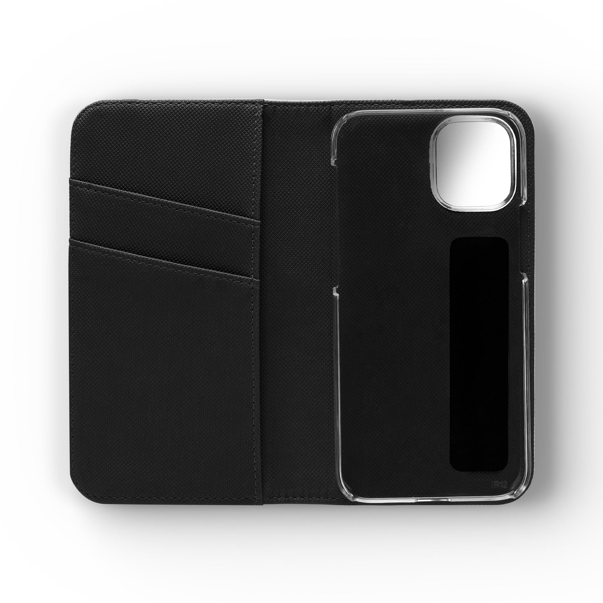 Cosmic Adventure Flip Case – Astronaut Themed Phone Cover with Card Slots