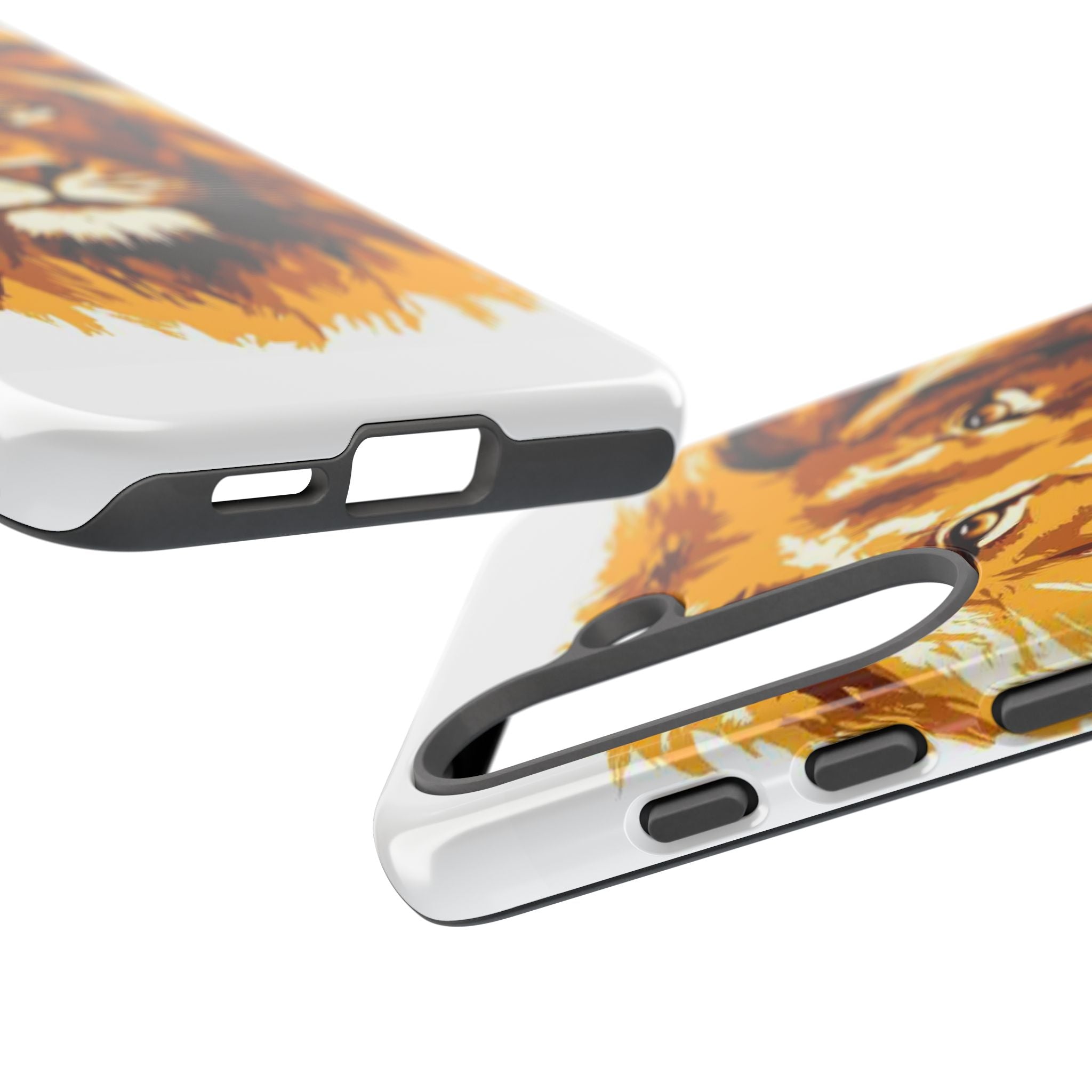 Lion Spirit Tough Phone Case – Bold, Protective Cover for Animal Lovers
