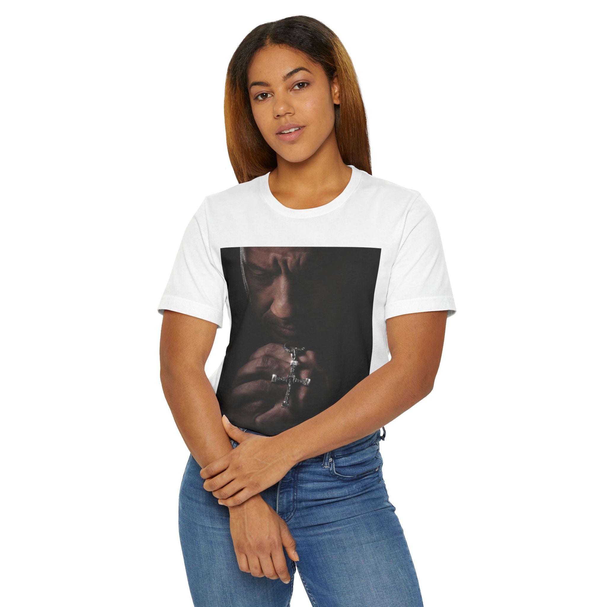 Faithful Reflection Unisex Jersey T-Shirt - Spiritual Design