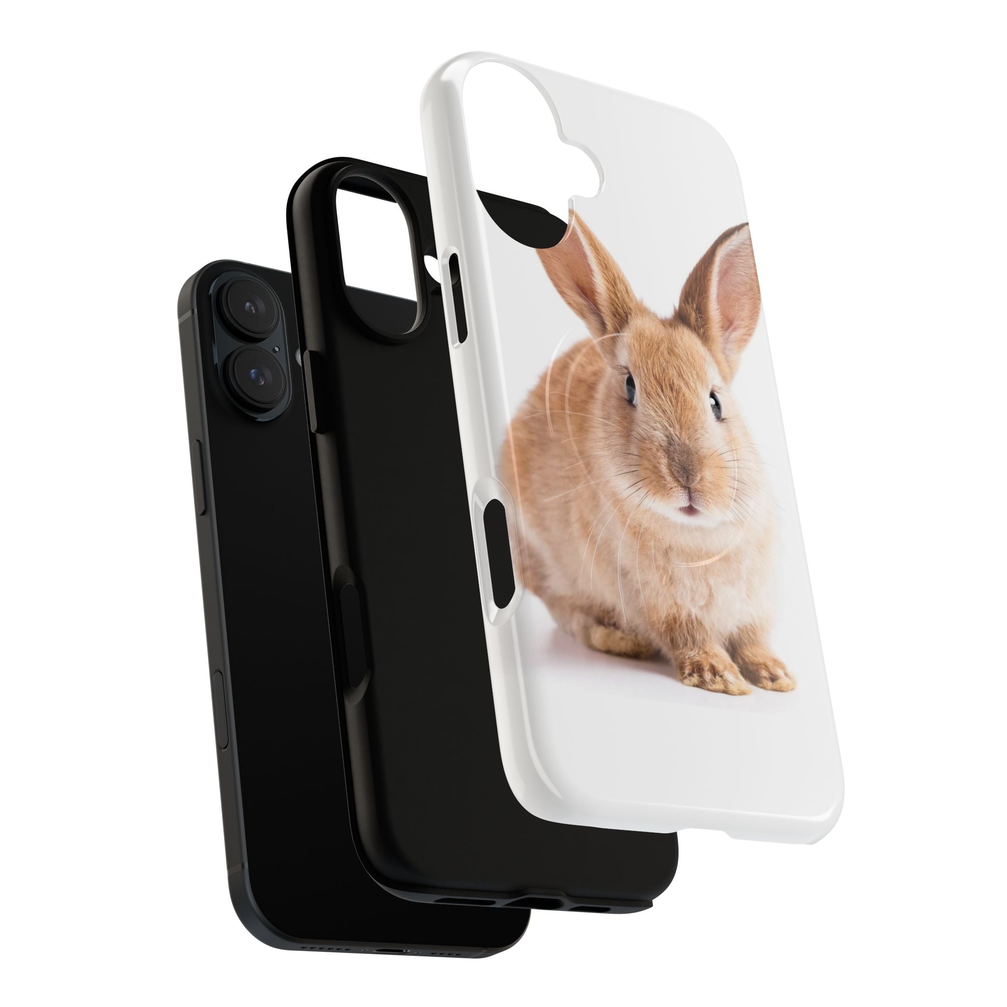Rabbit Tough Magnetic Phone Case - Cute Bunny Design for Animal Lovers