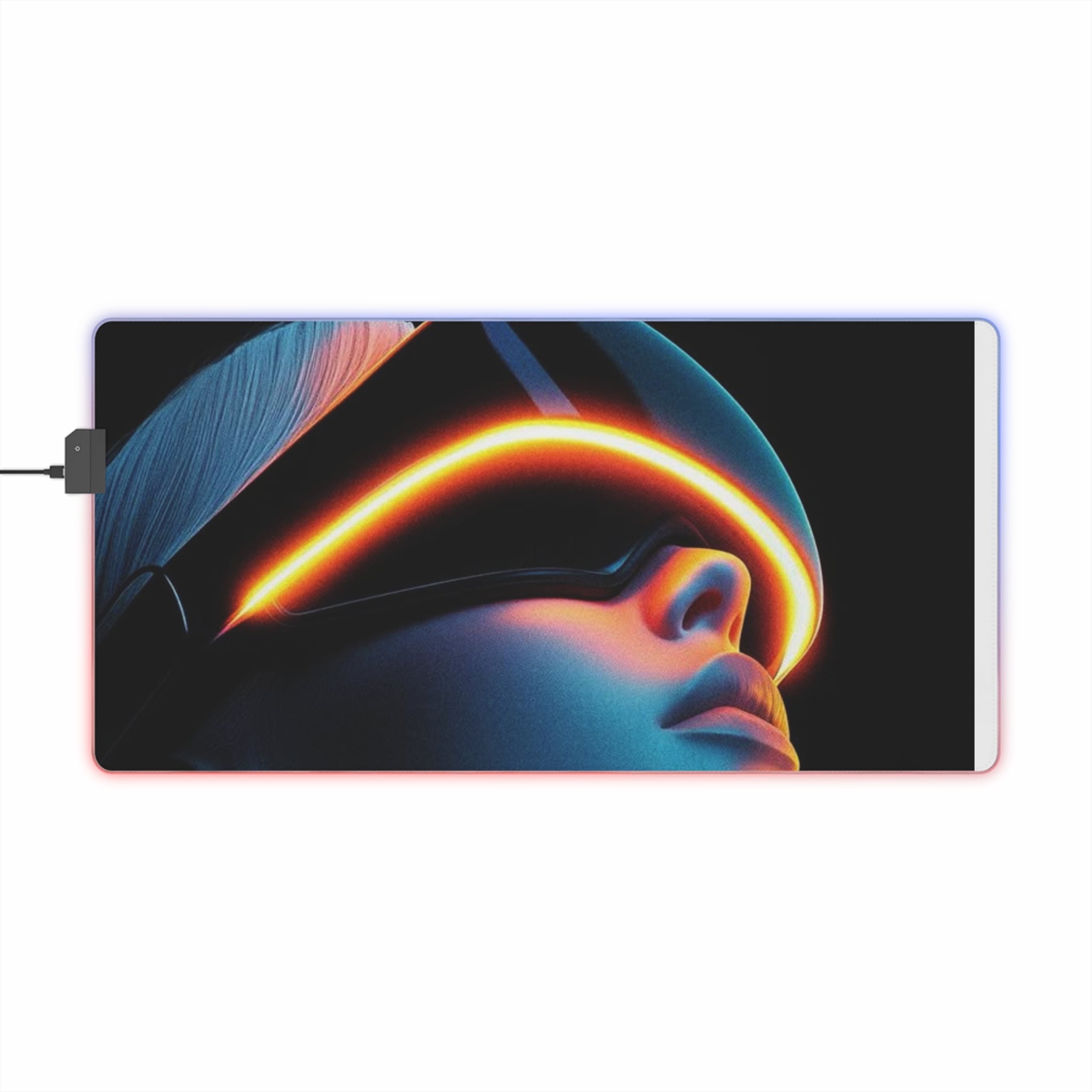 Neon VR LED Gaming Mouse Pad - Ideal for Gamers and Tech Enthusiasts