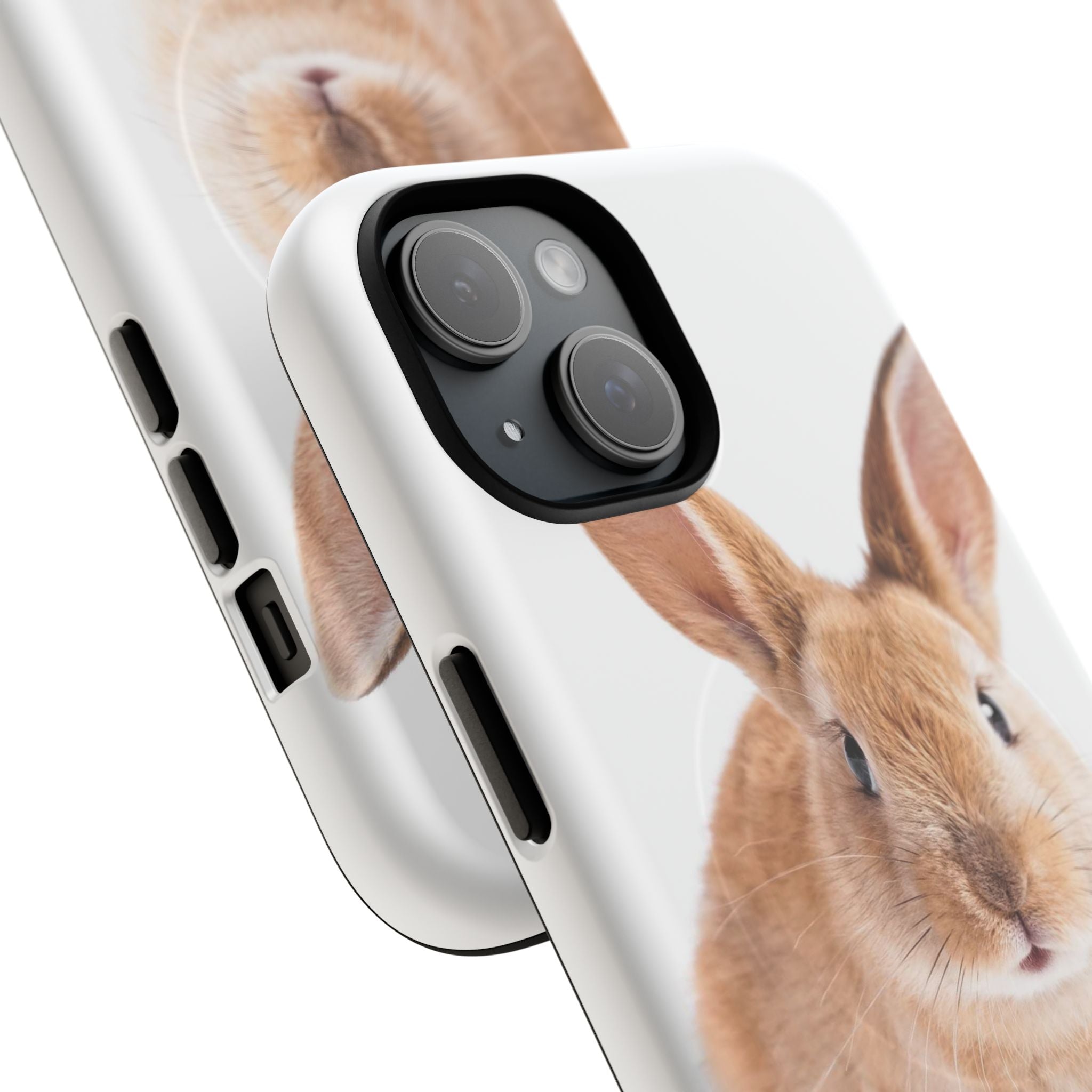 Rabbit Tough Magnetic Phone Case - Cute Bunny Design for Animal Lovers