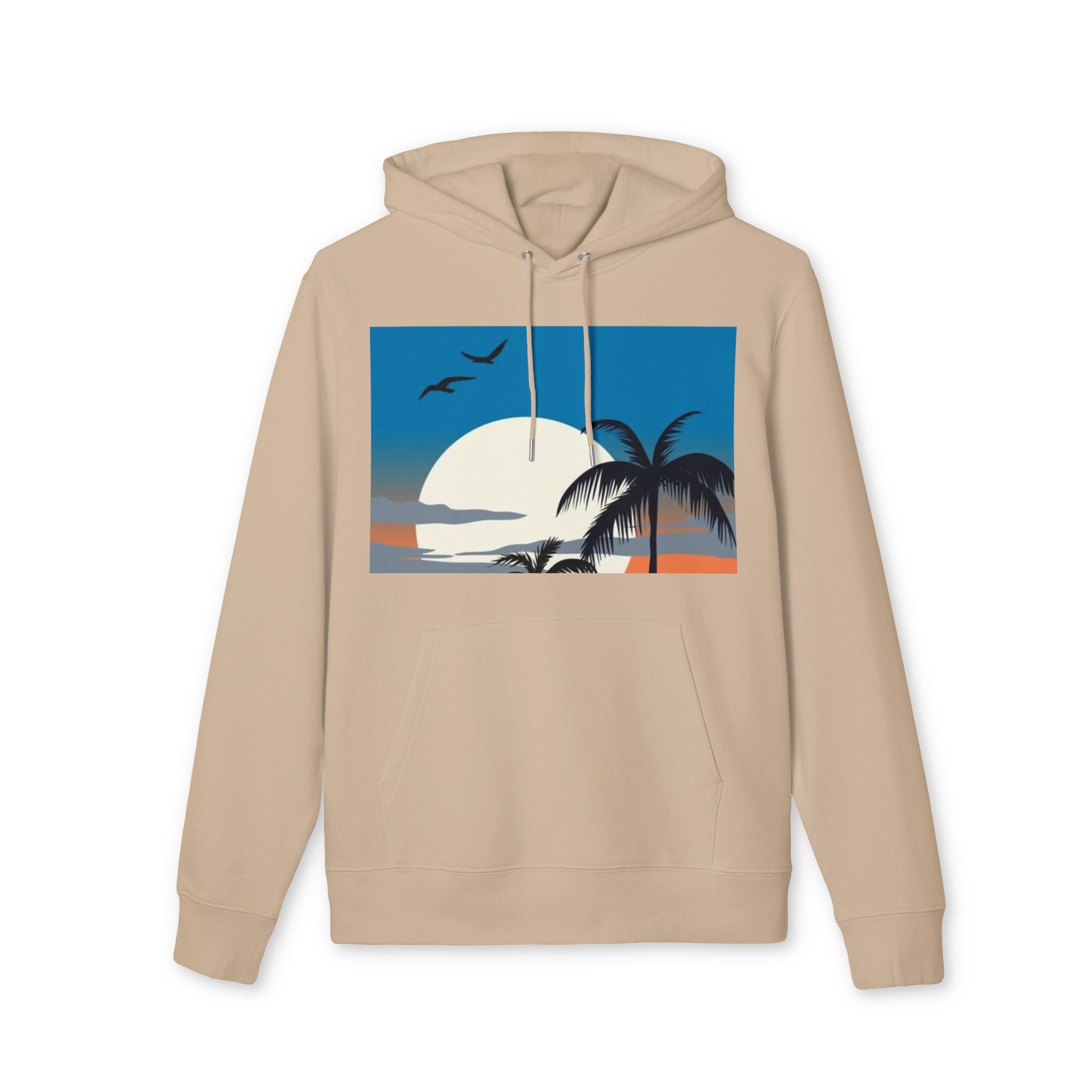 Tropical Sunset Hoodie - Unisex Cruise Style with Beach Vibes