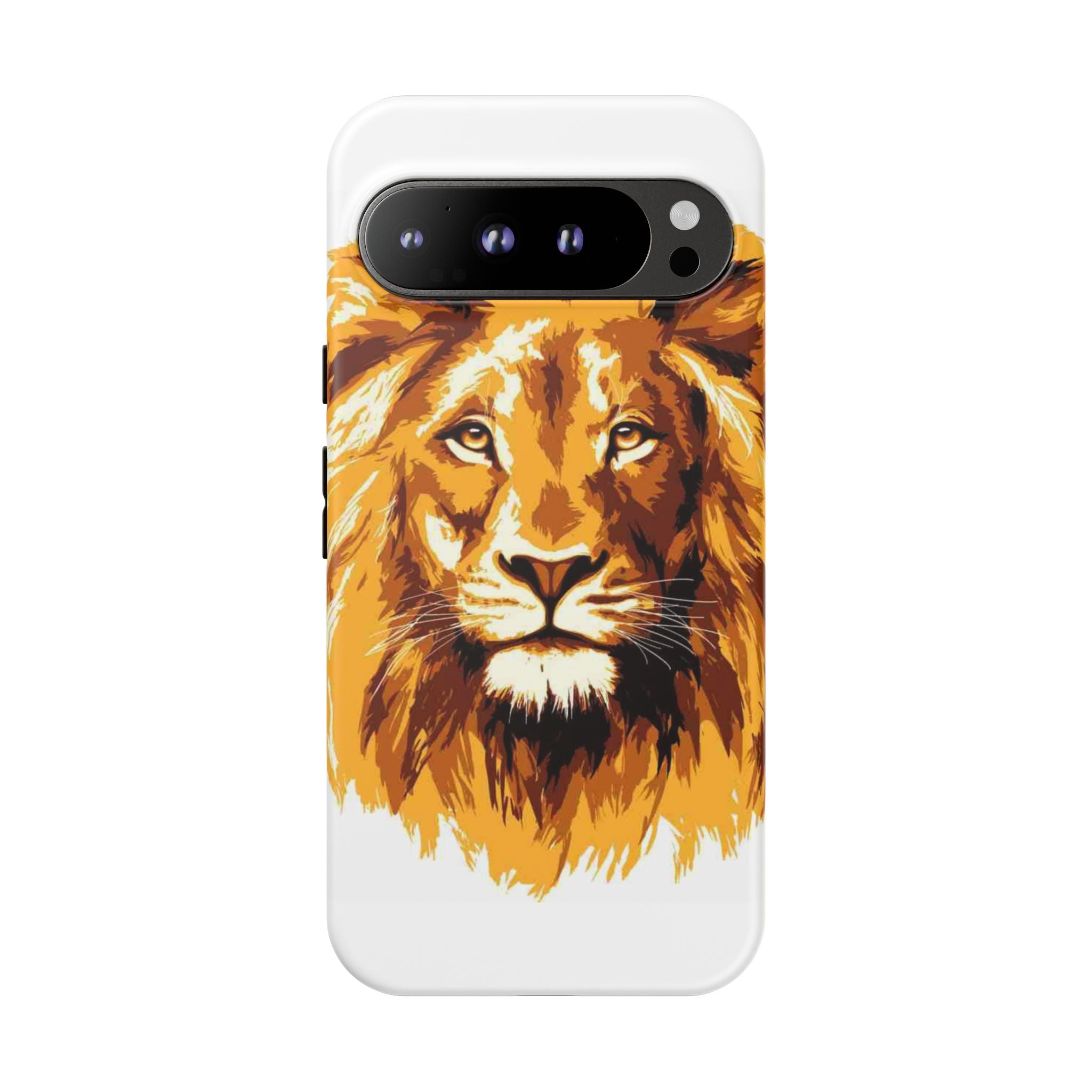 Lion Spirit Tough Phone Case – Bold, Protective Cover for Animal Lovers