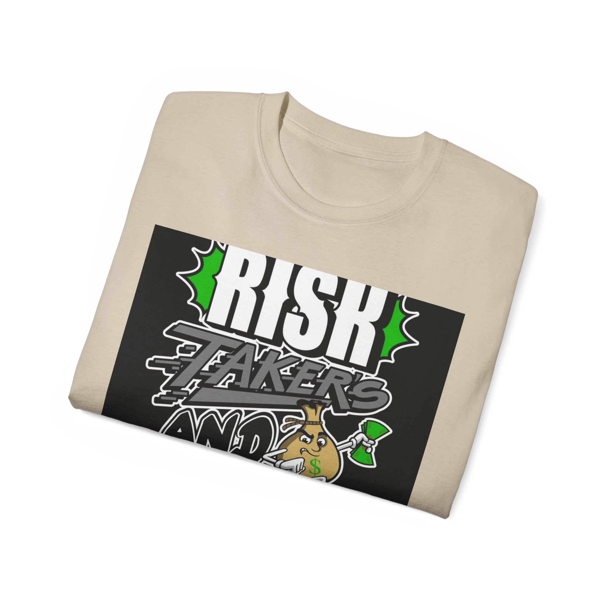 Risk Takers & Bread Makers Unisex Ultra Cotton Tee - Motivational Graphic T-Shirt