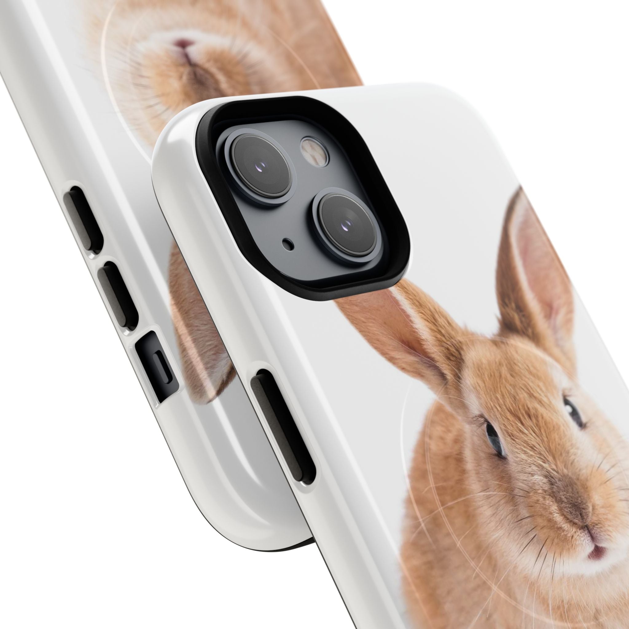 Rabbit Tough Magnetic Phone Case - Cute Bunny Design for Animal Lovers