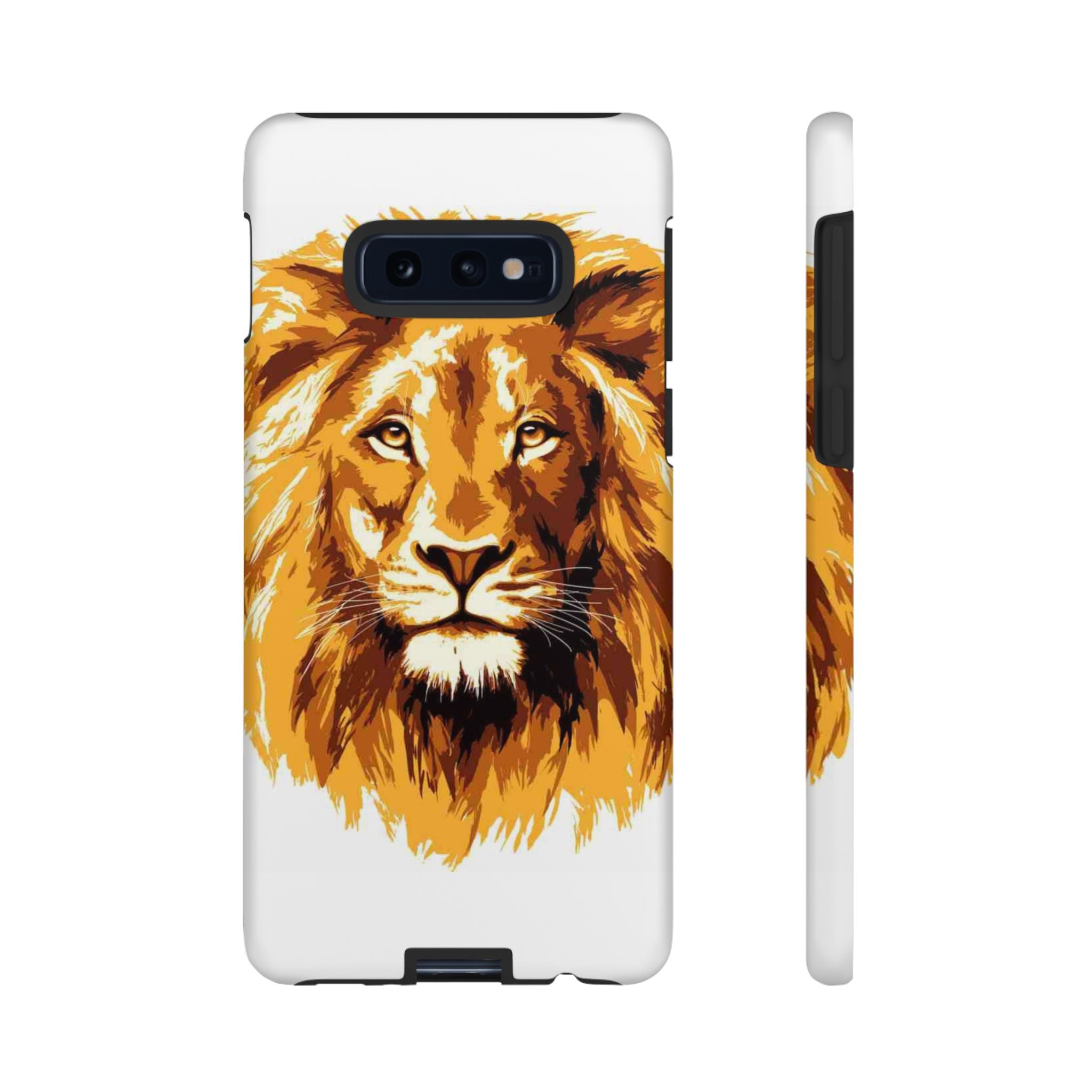 Lion Spirit Tough Phone Case – Bold, Protective Cover for Animal Lovers