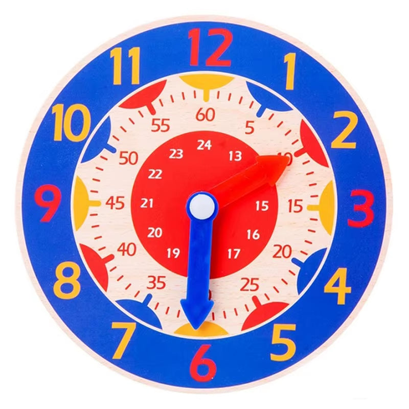 Montessori Children'S Clock Toys Cognitive Digital Time Fun Learning Games Clocks Early Learning Educational Toys for Children
