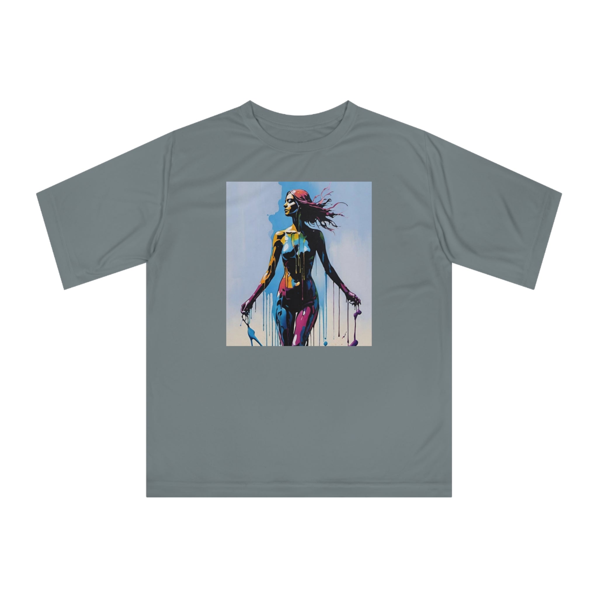 Unisex Zone Performance T-Shirt - Vibrant Street Art Design, Perfect for Active Lifestyles