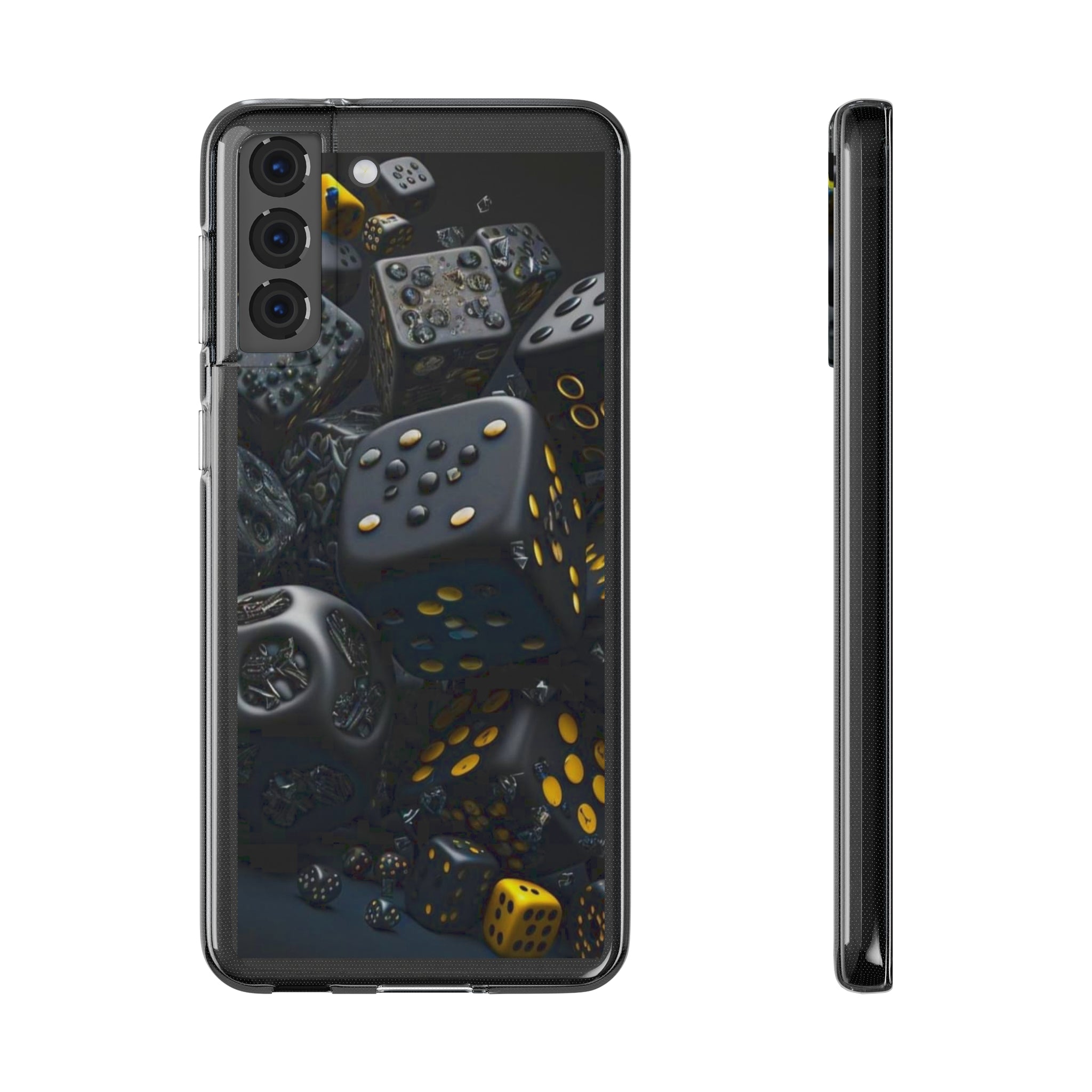 Dice Soft Phone Case - Stylish Phone Cover for Game Enthusiasts