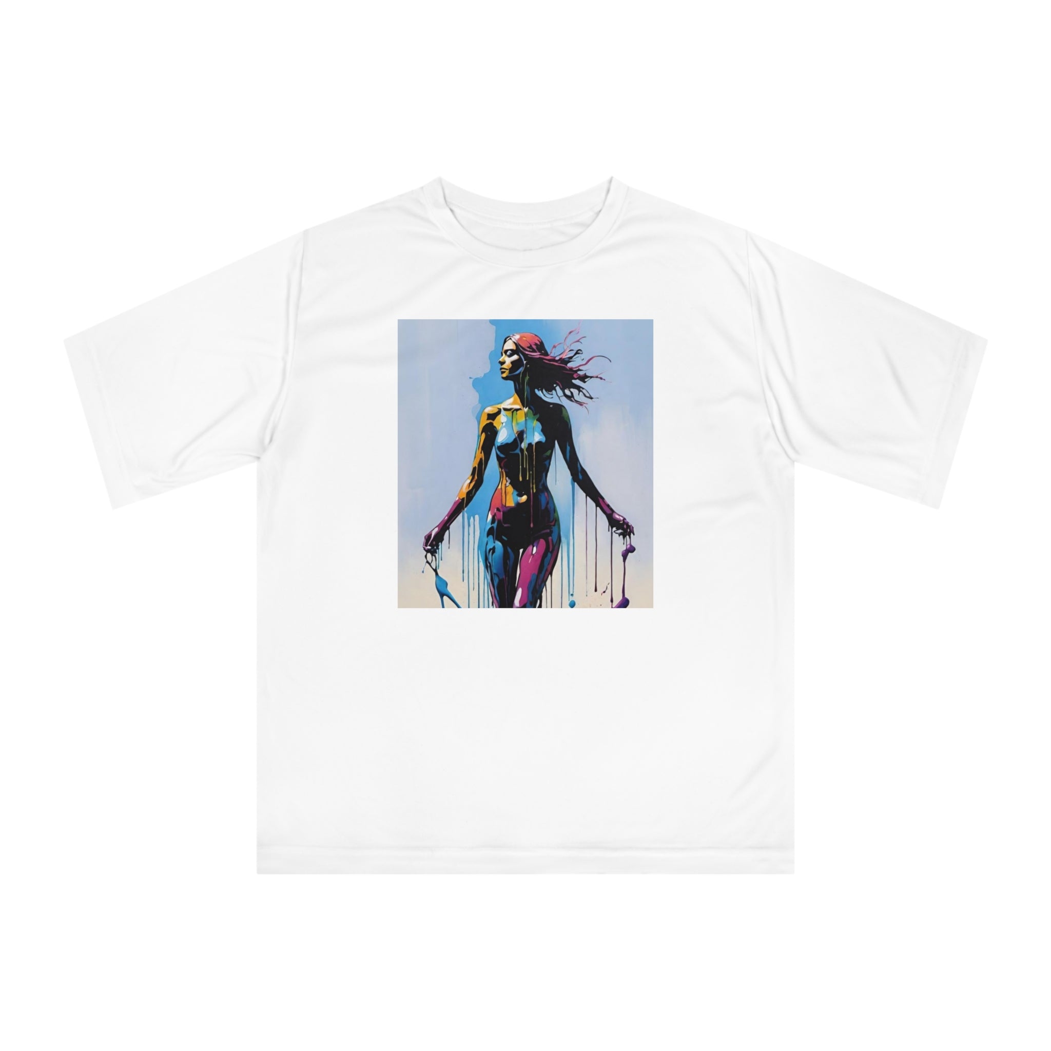 Unisex Zone Performance T-Shirt - Vibrant Street Art Design, Perfect for Active Lifestyles