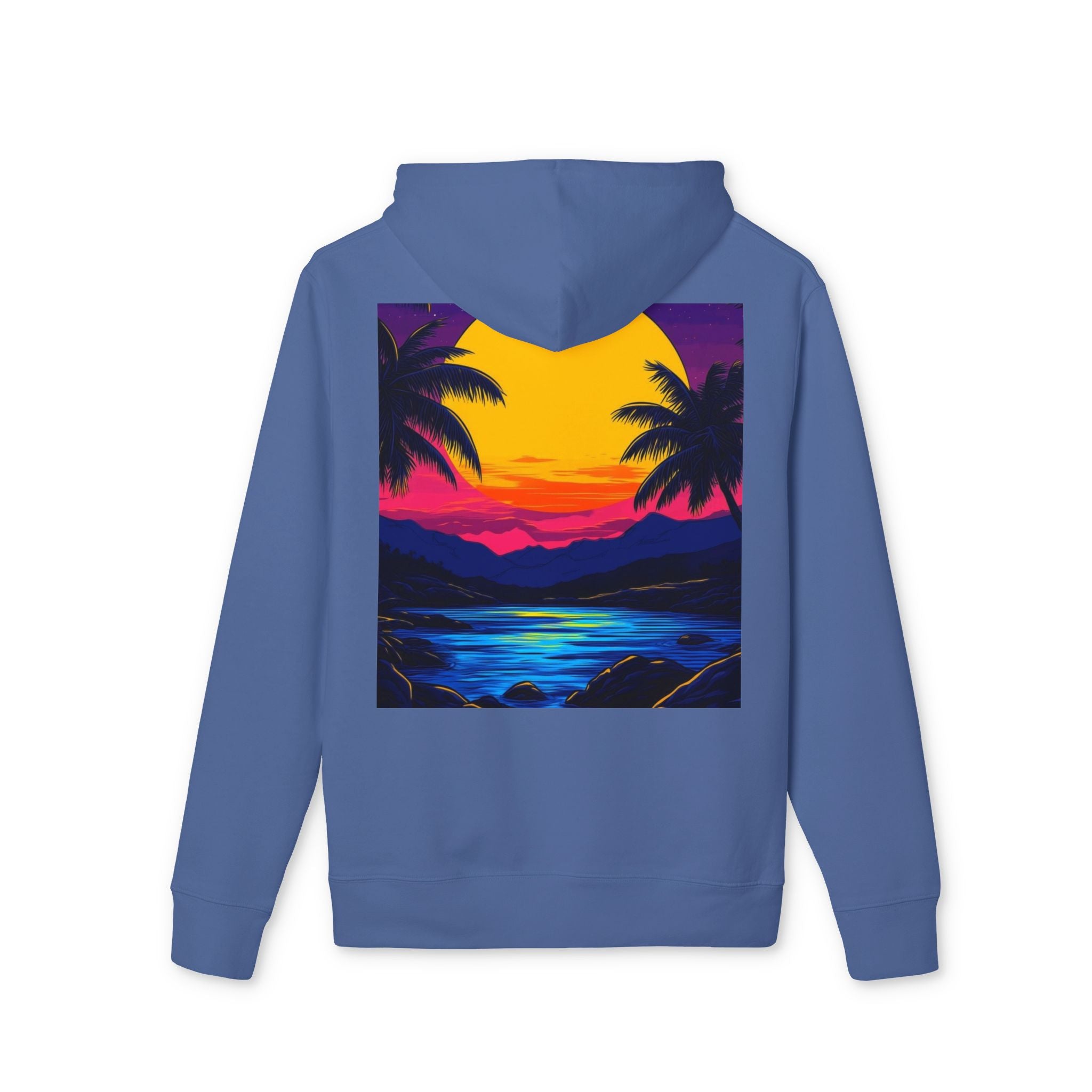 Tropical Sunset Hoodie - Unisex Cruise Style with Beach Vibes