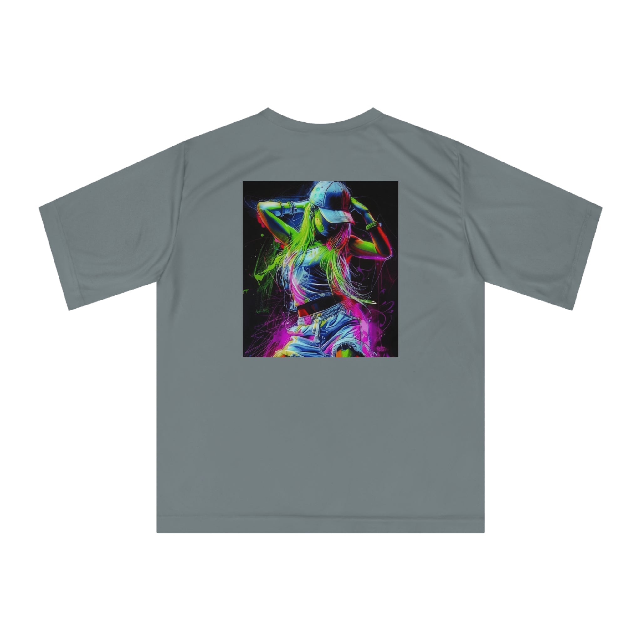 Unisex Zone Performance T-Shirt - Vibrant Street Art Design, Perfect for Active Lifestyles