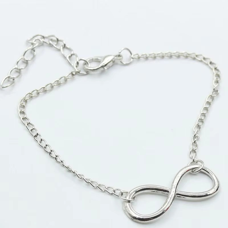 L117 Fashion Pulseras Bijoux New Women 8 Infinity Bracelet for Men Jewelry Girl Gift Charm Bangles Pulseiras