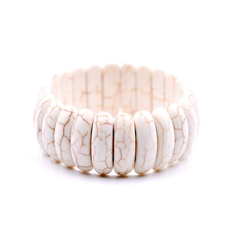 Boho Natural Stone Bracelets Bangles Women Original New Cute Bohemian Female Jewelry Girlfriend Gift Trinket